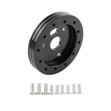 Uhanbut Grant Steering Wheel Hub Adapter Spacer Kit - 6 Hole 0.5 Inch Black