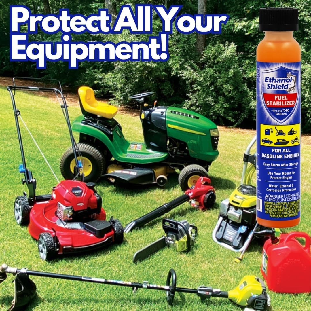 Ethanol Shield Fuel Additive Stabilizer For All Gas Engines 8 Oz. Bottle