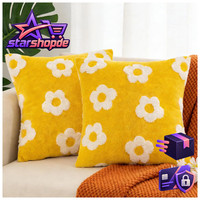 Kissenbezug 45X45 Cm 2Er Set Blumen Dekokissen FüR Wohnzimmer Sofa Schlafzimmer