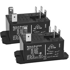 (Pack of 2) T92S7D22-22 OEM Replacement Furnace Relay - DPST General Purpose... 
