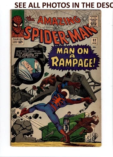 Amazing Spider-Man #32 Comic JAN 1966 GD/VG Marvel Comics NobleSpirit (HG)