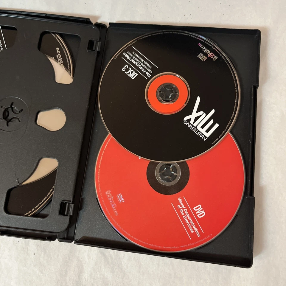 Brett Manning's MASTERING MIX Systematic Vocal Voice Training CD/DVD Set - Image 4 of 4