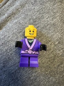 Lego Ninjago Lil' Nelson 70589 Purple Ninja Minifigure Mini Figure Used.