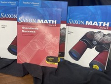 Saxon Math Course 2  Lot of 4