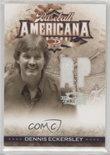 2008 Donruss Threads Baseball Americana Position Materials Dennis Eckersley 0aa