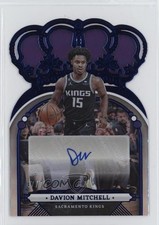 2022-23 Panini Crown Royale Blue 47/75 Davion Mitchell #CA-DVM Auto 0w8