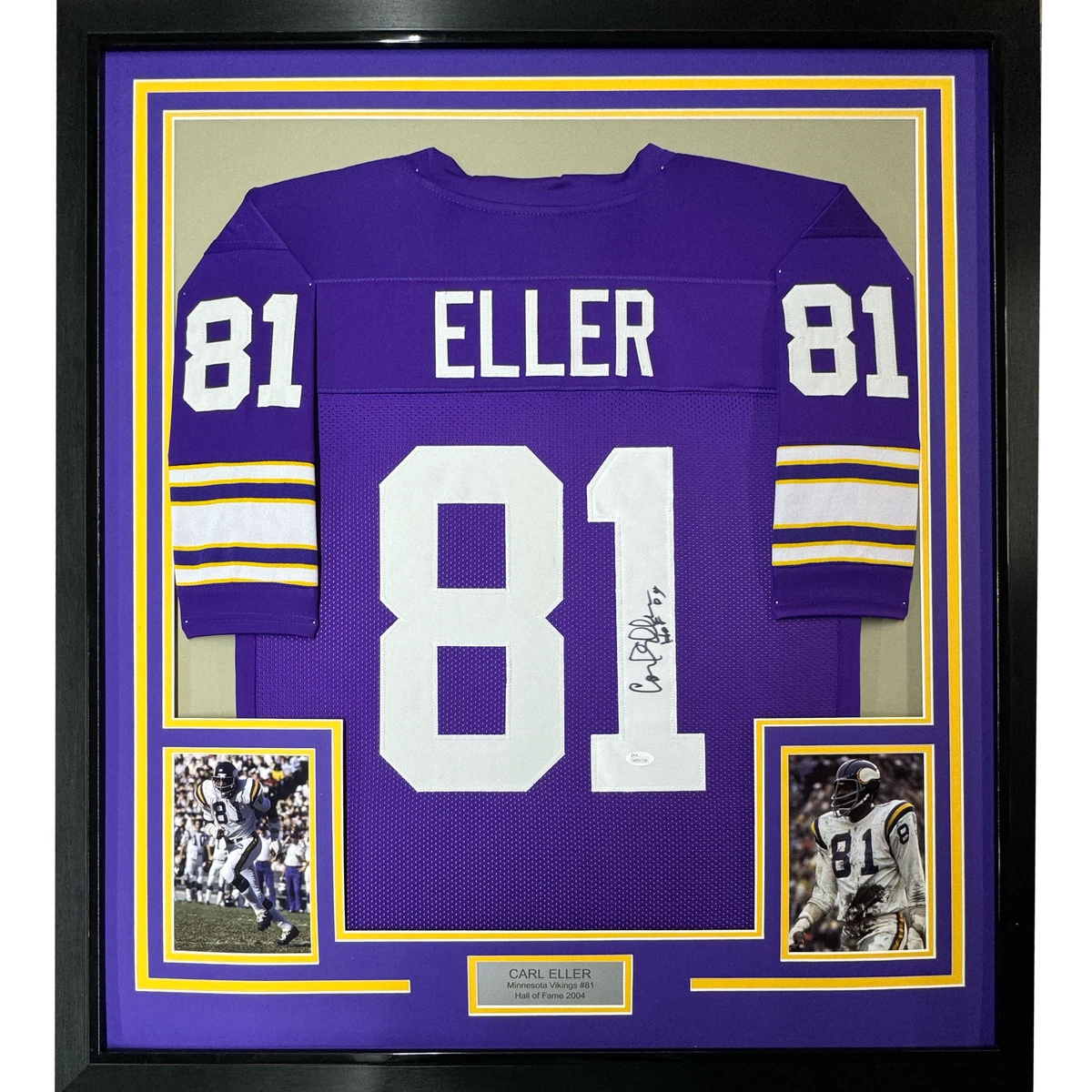 eller carl 直筆サイン入りユニフォーム バイキングス ミネソタ Eller Carl NFL autograph eBay | sale for products 記念グッズ