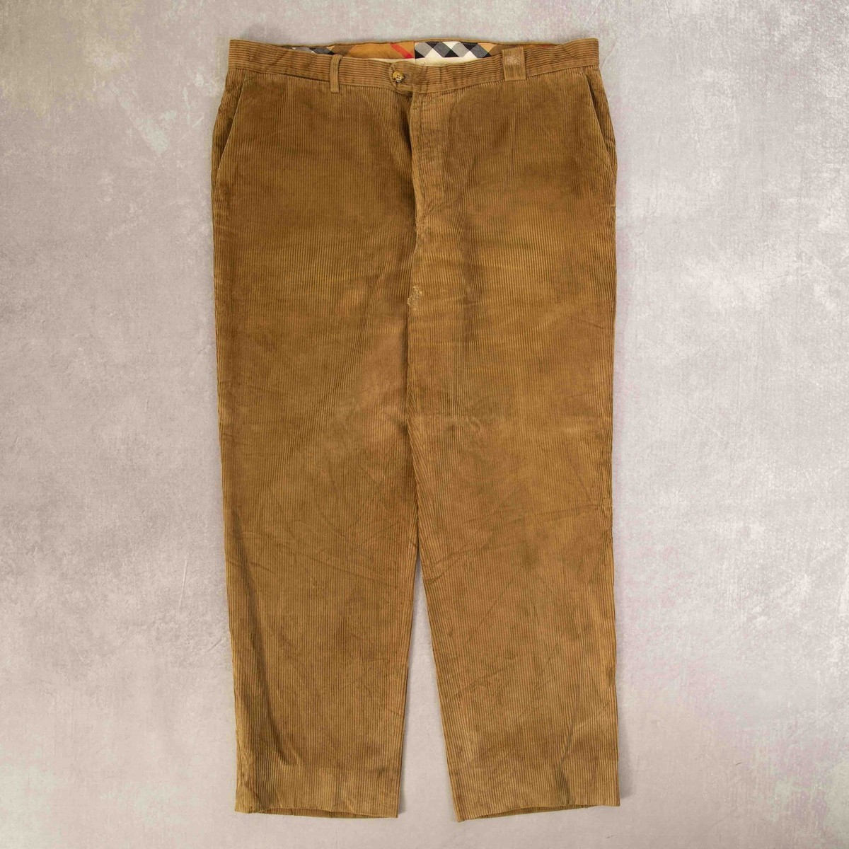 Burberry Vintage Relaxed Jumbo Cord Trousers W38 L30 Men's Light - Main Image