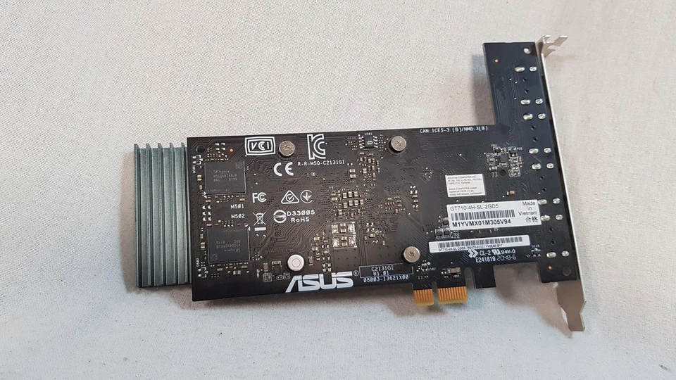 Asus GT710-4H-SL-2GD5 GeForce GT 710 4x HDMI outputs, 2GB GDDR5 Graphics Card - Image 3 of 4