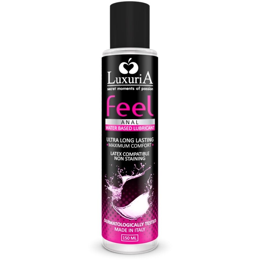 Luxuria lubrifiant anal base d'eau formule pure Feel 150 ml