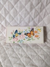 Vintage Avon Summer Butterflies and Blossoms Soaps Set of 2 in Box New