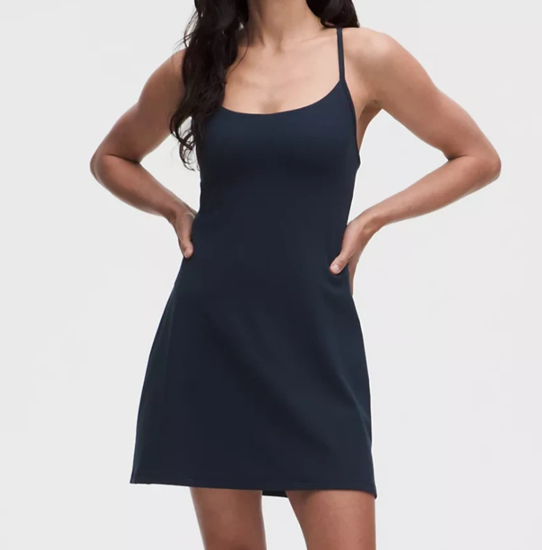 LULULEMON Flow Y Dress Light Support, B/C Cup True Navy  XXS XS S M L NWT
