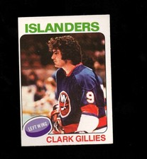 1975-76 OPC O PEE CHEE #199 CLARK GILLIES RC  ISLANDERS CLEAN SHARP EX-MT
