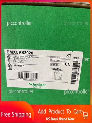 BMXCPS3020     M340 24VDC Power Supply  SHIP US Free TAX