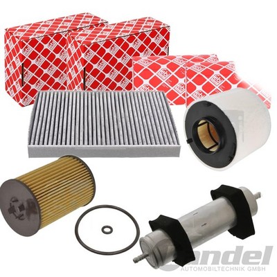 FEBI FILTER INSPEKTIONSPAKET passend für 35+40+2.0 TDI A4 B9 A5 F53 57 Q5 FYB/G