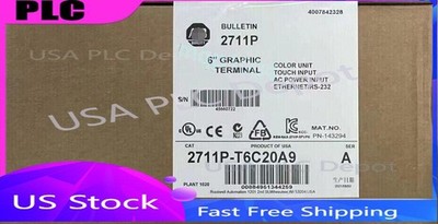AB 2711P-T6C20A9 New In Box 2711P-T6C20A9 Panelview Plus Fast Shipping 1pcs