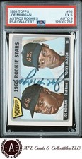 1965 Topps Joe Morgan Auto #16 PSA 5 Auto 9
