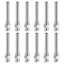 12 Pcs 8G 1 Inch Blunt Tip Dispensing Needle for Refilling Liquid Inks