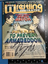 Eric Bischoff Signed Pro Wrestling Illustrated Magazine PWI WCW WWE 1997