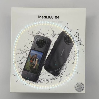 Insta360 X4 8K High-Res 360 Camera - 4K Wide Angle - FlowState 