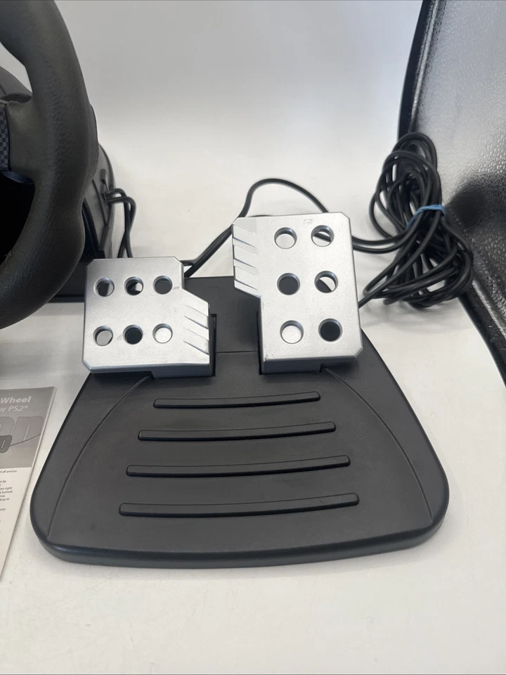 GameStop GS Wired Racing Steering Wheel & Pedals for PlayStation 2 -UNTESTED - Image 4 of 4