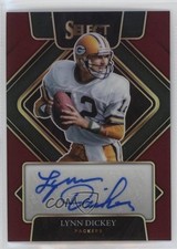 2021 Panini Select Signatures Maroon Prizm 69/75 Lynn Dickey #SIP-LDI Auto s3g