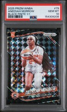 Aneesah Morrow 2025 Prizm BLACK FINITE 1/1 PSA 10 GEM MINT Rookie RC #79 WNBA