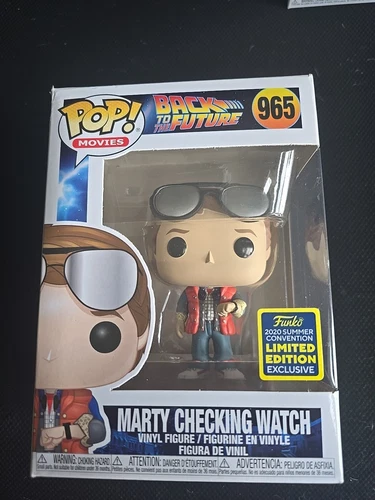 Funko Pop Movies Back to The Future Marty Checking Watch