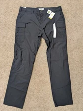 First Tactical V2 Pants Mens 46x38 Unhemmed Black Cargo Work