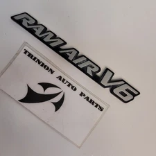 1999-2005 Pontiac Grand Am Ram Air V6 Fender Emblem Badge Letters White OEM