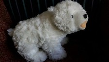 Eisb&auml;r B&auml;r Stofftier Pl&uuml;schtier Kuscheltier RAUENSTEIN 30 cm wie neu