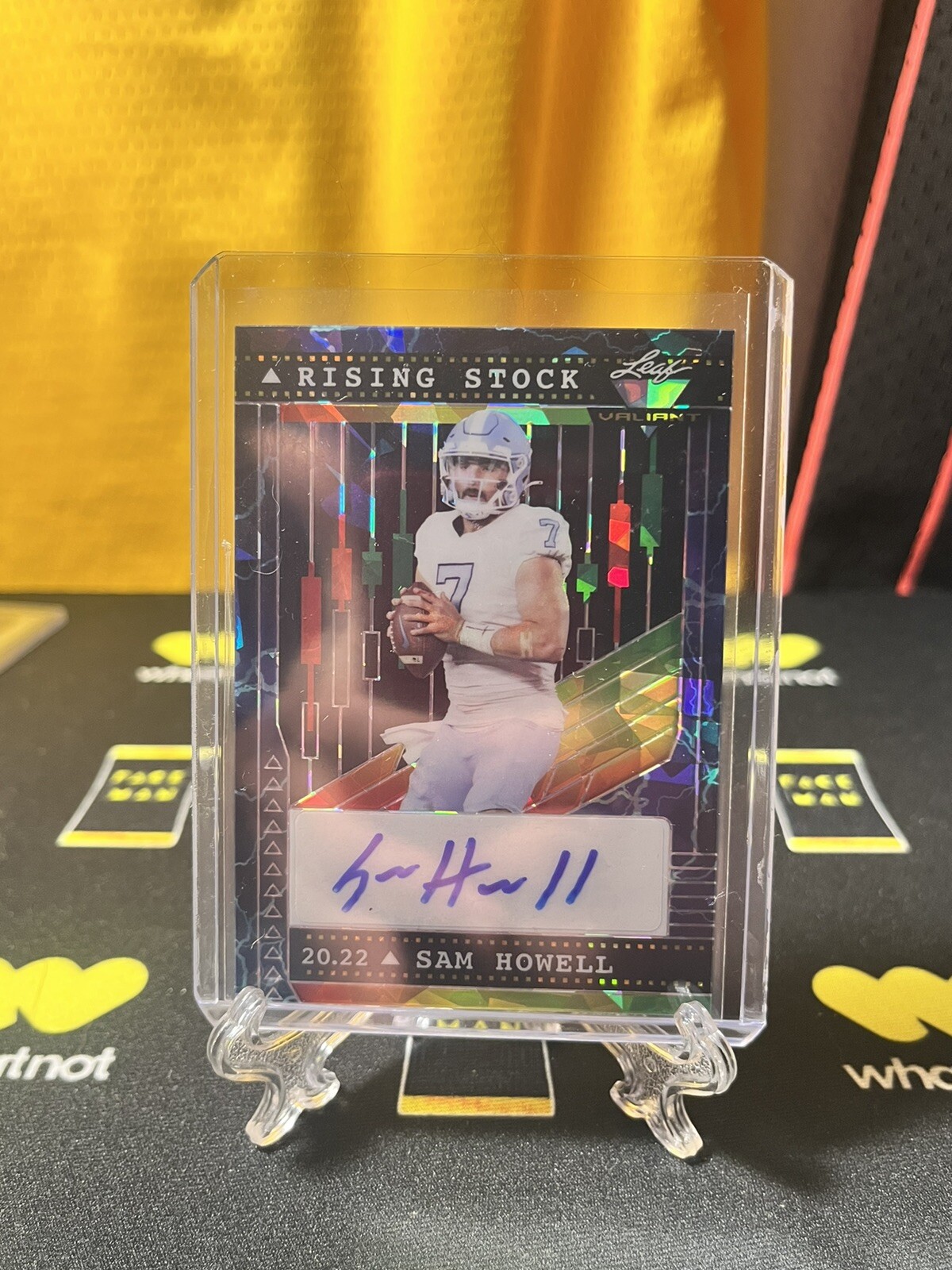 Sam Howell Leaf Valiant Rising Stock Autographs #RSSH1 Lightning