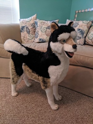 Studio Husky Plush By Ramat Wolf Malamute Shiba Inu Ebay