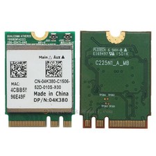 Atheros QCNFA222 AR5BWB222 2.4/5GHz BT4.0 WIFI WLAN Card Dell 4K380 04K380 M.2