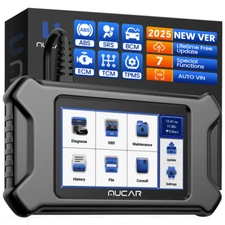 MUCAR CS6 Car OBD2 Scanner Diagnostic Tool Check Engine ABS SRS TPMS Oil Reader