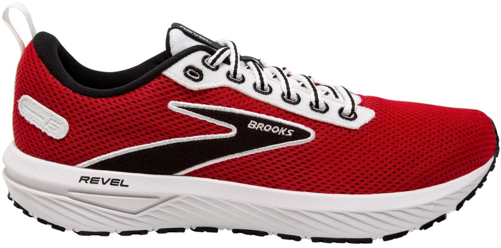 Brooks Revel 4 Running Shoes Mens Size 10.5 Red Athletic Sneakers Size 8 - Brooks Revel 4 Low White Black Red | Mercari main image 4