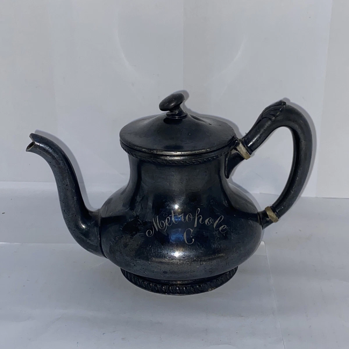 Antique Reed & Barton Plated On Feb 15th 1898 Silver Teapot N877 Rare  Vintage