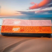 Aperol Bar Rails (set Of 2)  Commercial Grade