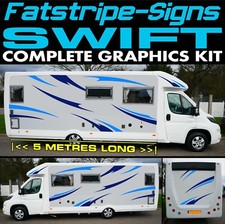 to fit SWIFT MOTORHOME GRAPHICS STICKERS STRIPES DECALS CAMPER VAN CONVERSION