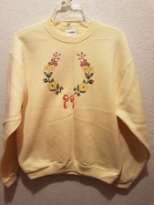 vtg 80's CHRISTMAS SWEATER size L