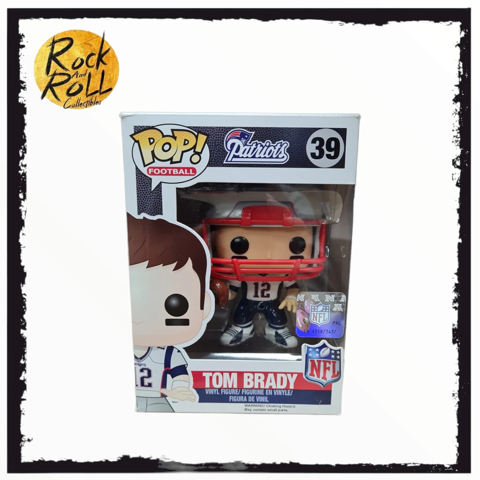 Patriots Nfl - Tom Brady (White Jersey) Funko Pop! #39