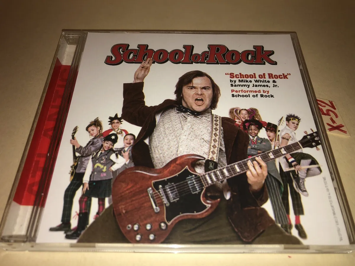 Jack Black School Of Rock CD movie single Mike White Sammy James 1 track  promo
