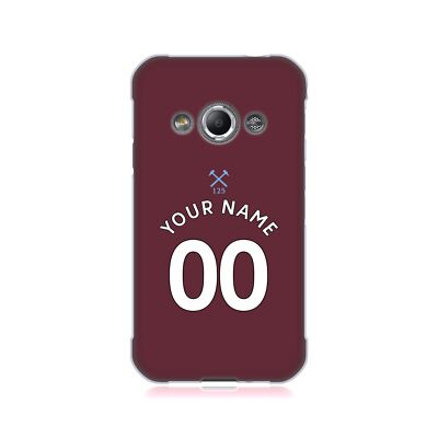CUSTOM PERSONALIZED WEST HAM UNITED FC 2020/21 KIT GEL CASE FOR SAMSUNG PHONES 4