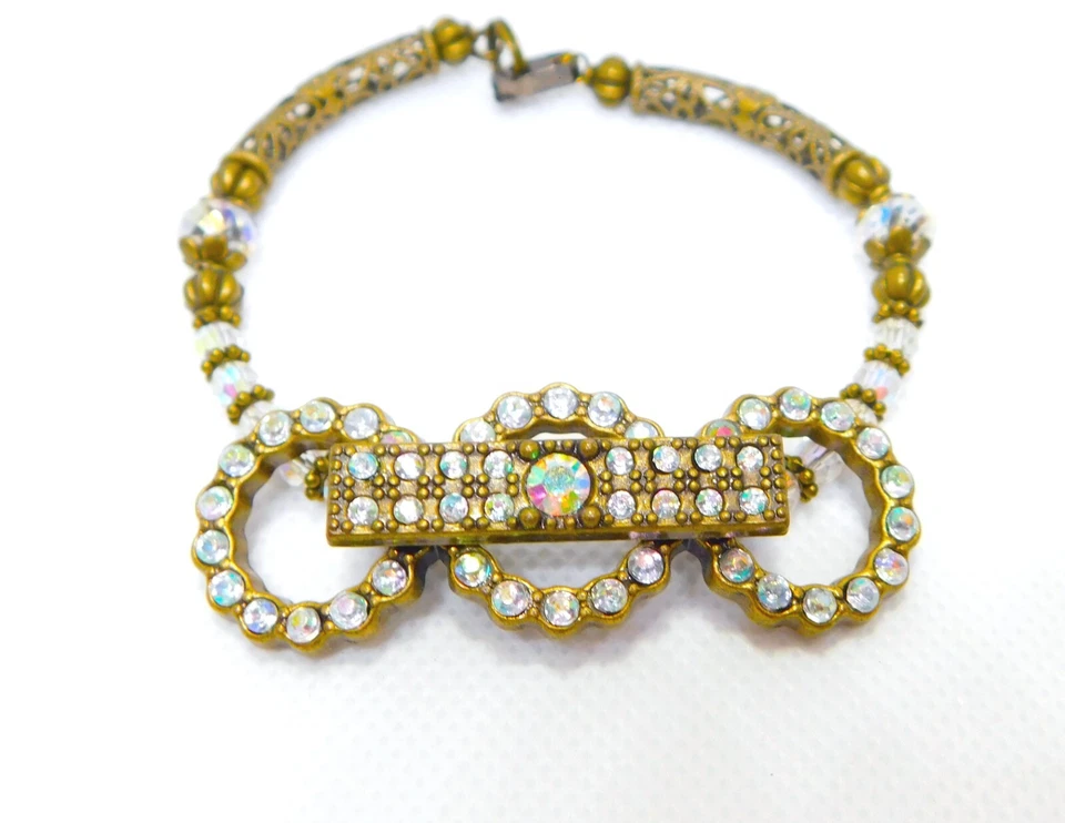 Estilo vintage/antiguo, hecho a mano, filagree, cable de memoria, cierre plegable. Foto 3 de 4