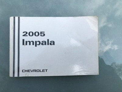 2005 Chevy Impala Owners Manual Ebay