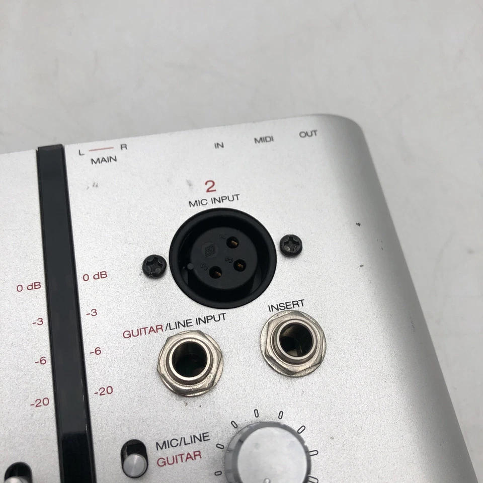 USADO Alesis iO2 Express Interfaz de Grabación USB de 2 Canales COMO ESTÁ LEÍDO A Foto 4 de 4