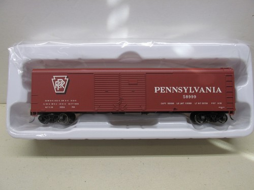 BOWSER # 41648~PENNSYLVANIA SHADOW KEYSTONE BOX CAR # 58999~ ESCALA HO | Zustand: New