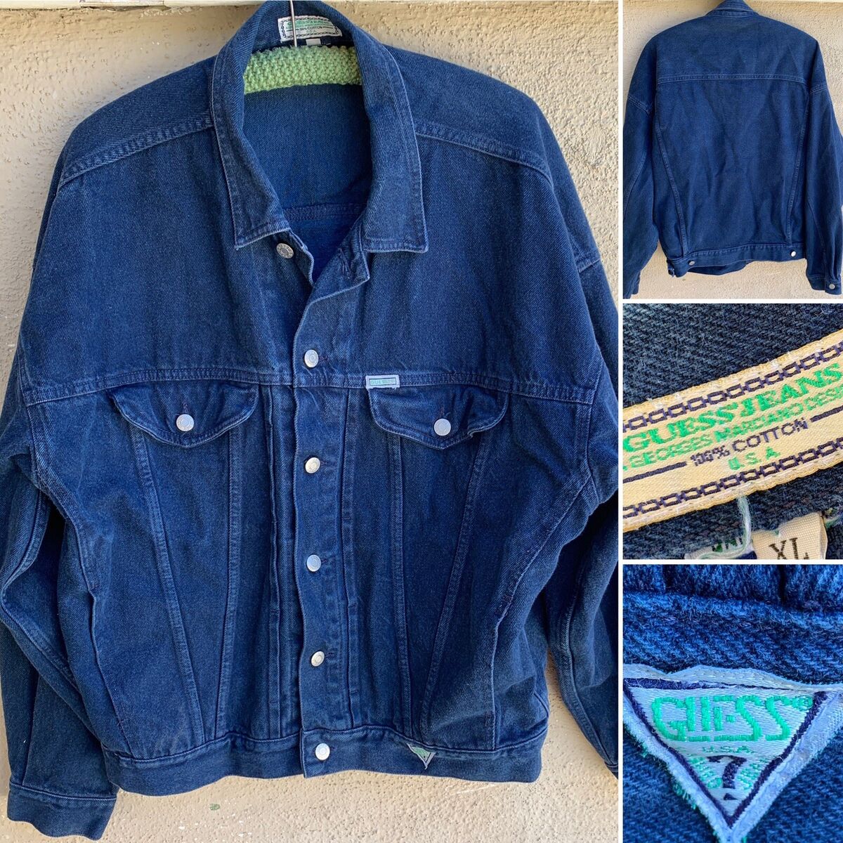Vintage Guess Jeans Denim Jacket 80s 1980s 90s Made In USA Vintage Guess Jeans Denim Jacket 80s 1980s 90s Made In USA