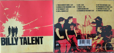 Billy Talent - Same 2003 enhanced Video-CD This Is How It Goes, Cut The Curtains