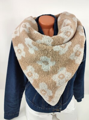   ITALY Damen Blogger Schal Winter Zipfel Tuch Stola kuschelweich  NEU!  